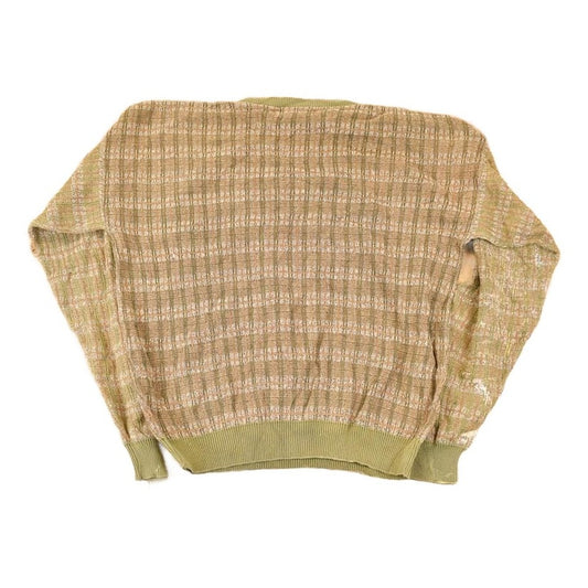 Vintage 1990s S A Bank Knit Crewneck Sweater Men's L