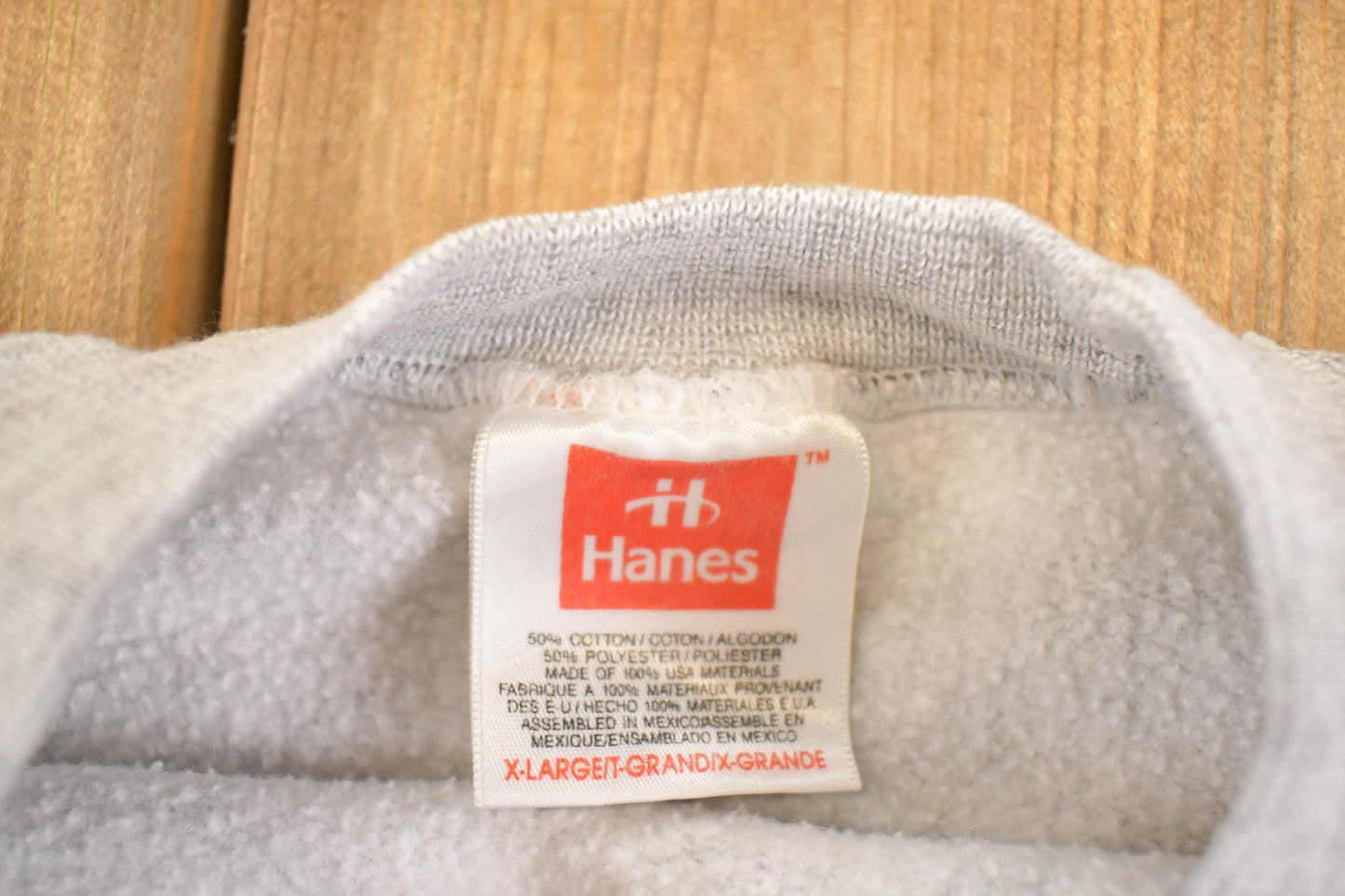 Vintage 1990s Hanes Blank Souvenir Crewneck Sweatshirt Men's XL