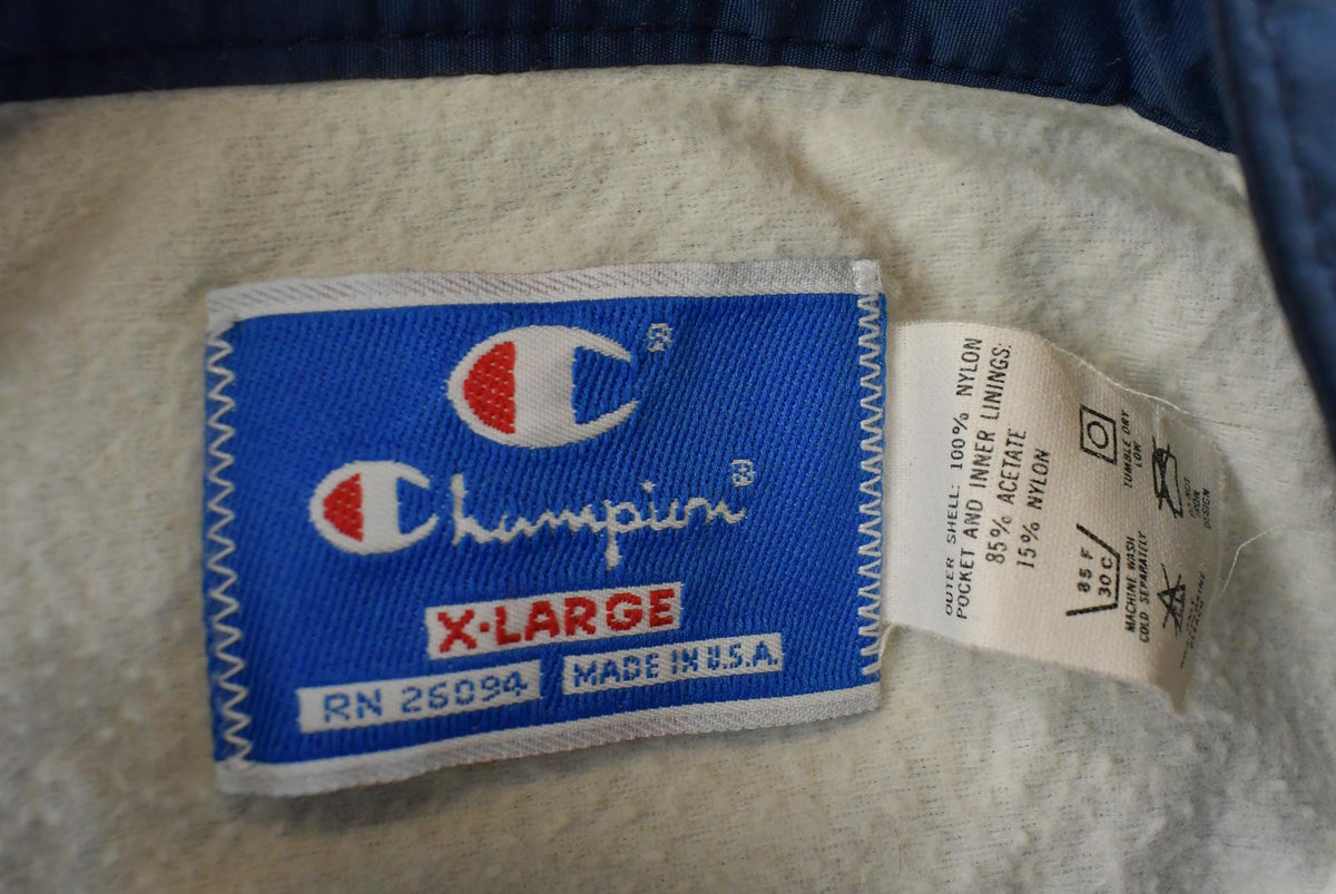 Vintage 1980s Champion University of Michigan Windbreaker Jacket Men's XL
