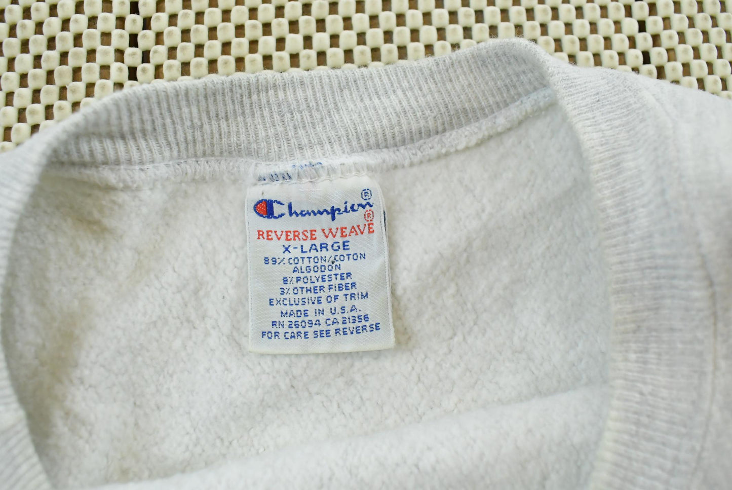 Vintage 1990s Penn Collegiate Champion Reverse Weave Crewneck Men's L