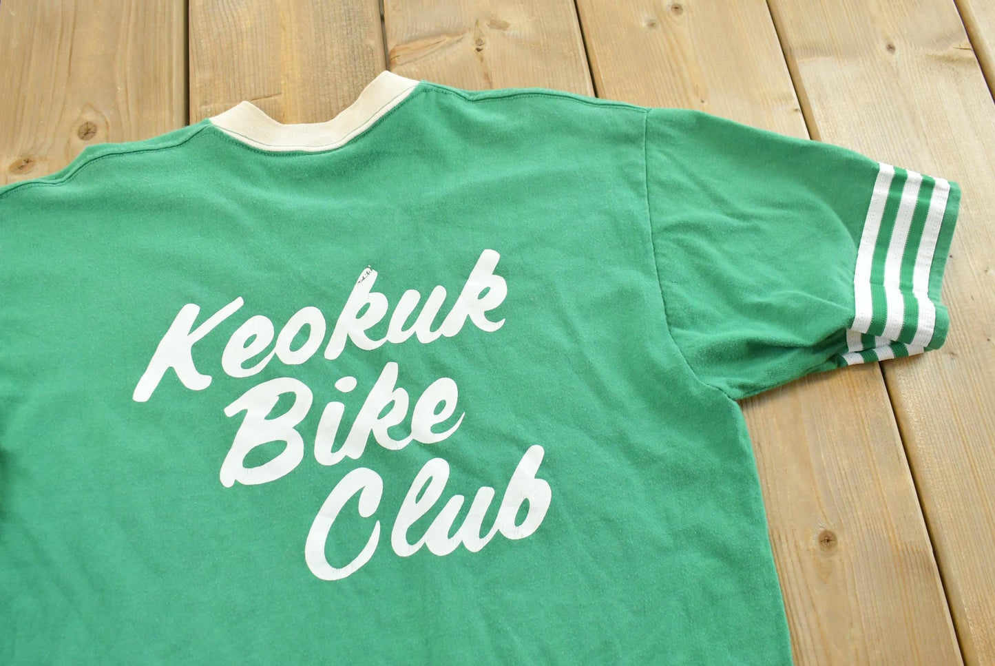 Vintage 1980s Keokuk Iowa Bike Club Single Stitch T-Shirt Mens S