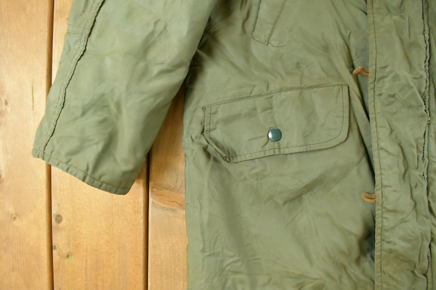 Vintage 1970s Sears N-3B Snorkel Parka Jacket Men's Large