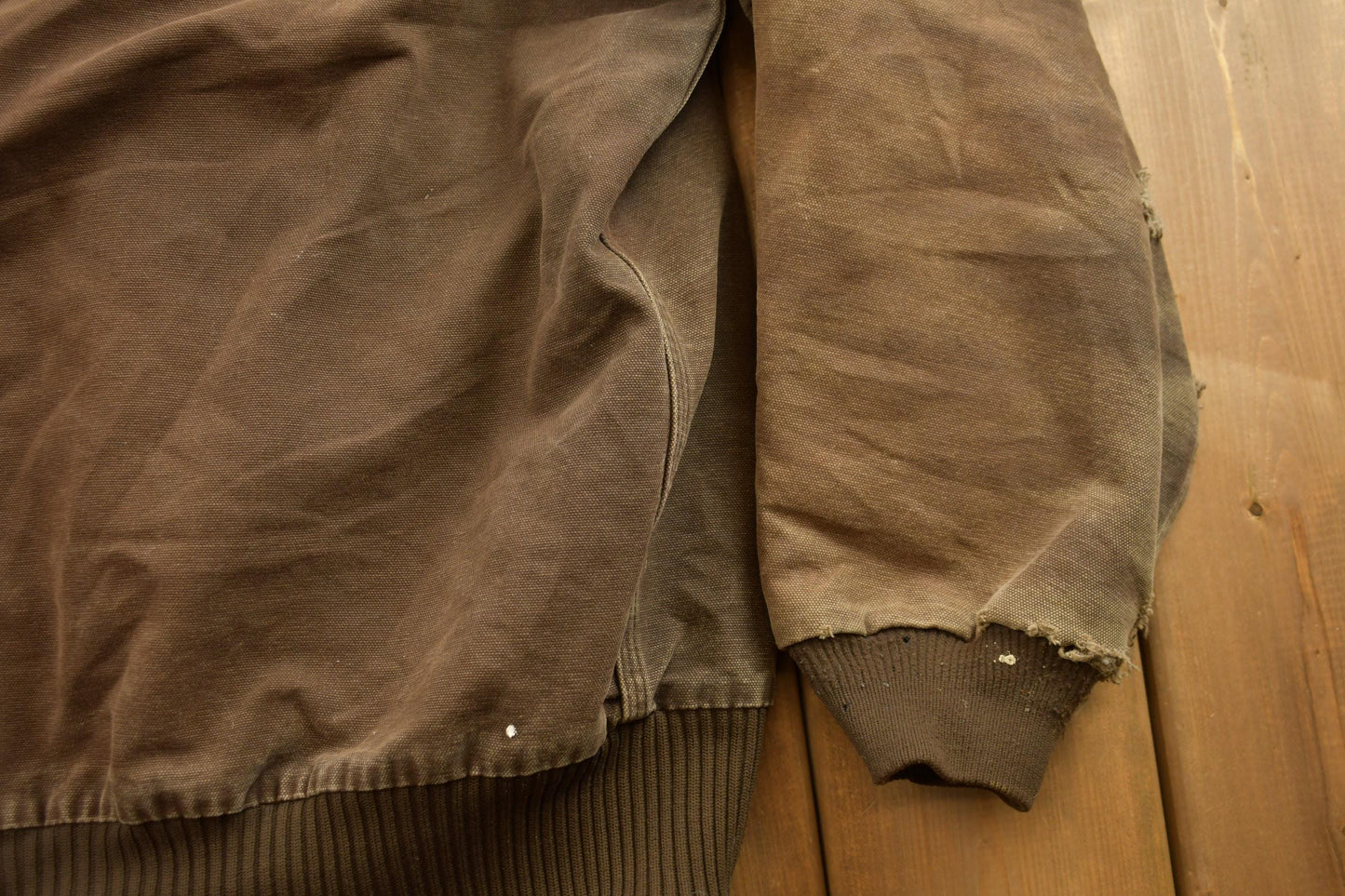 Vintage 1990s Carhartt Brown Active Jac Jacket Size Large Men's 2XL