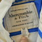 Vintage 1990s Abercrombie & Fitch New York Striped Rugby Long Sleeve Polo Shirt Men's M