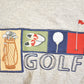 Vintage 1990s Golfing Heavyweight Souvenir Crewneck Sweatshirt Men's XL