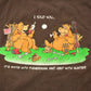 Vintage 1990s Funny Cartoon Bears Graphic T Shirt Men's XL