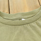 Vintage 1990s Blank Olive Green T-Shirt Men's L