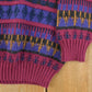 Vintage 1990s Mantogne Knit Crewneck Sweater Men's Large