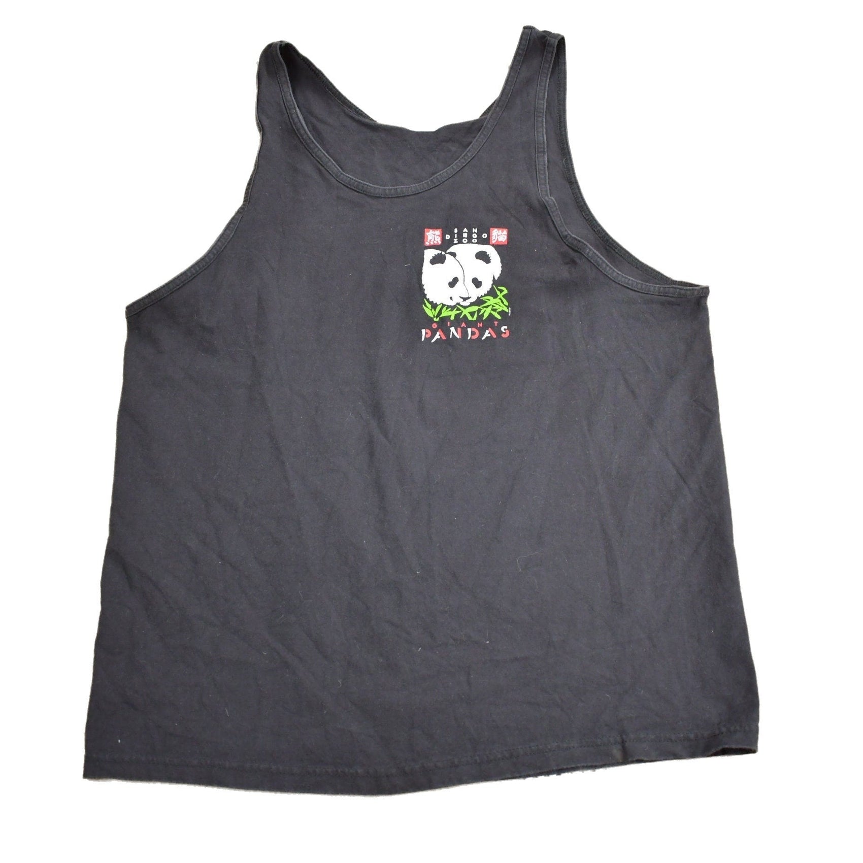 Vintage 1990s Giant Panda San Diego Zoo Tank Top Shirt Men's Large