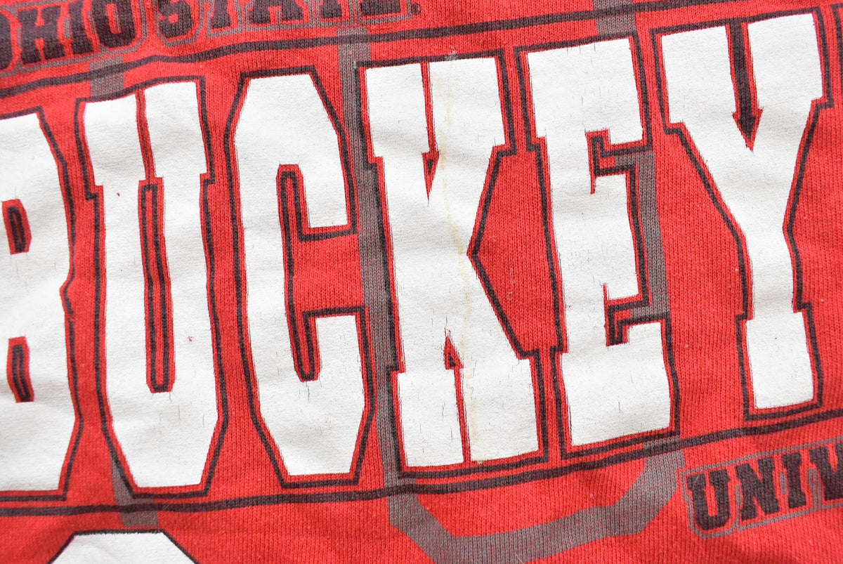 Vintage 1990s Ohio State University Buckeyes Collegiate Crewneck Sweatshirt Men's L