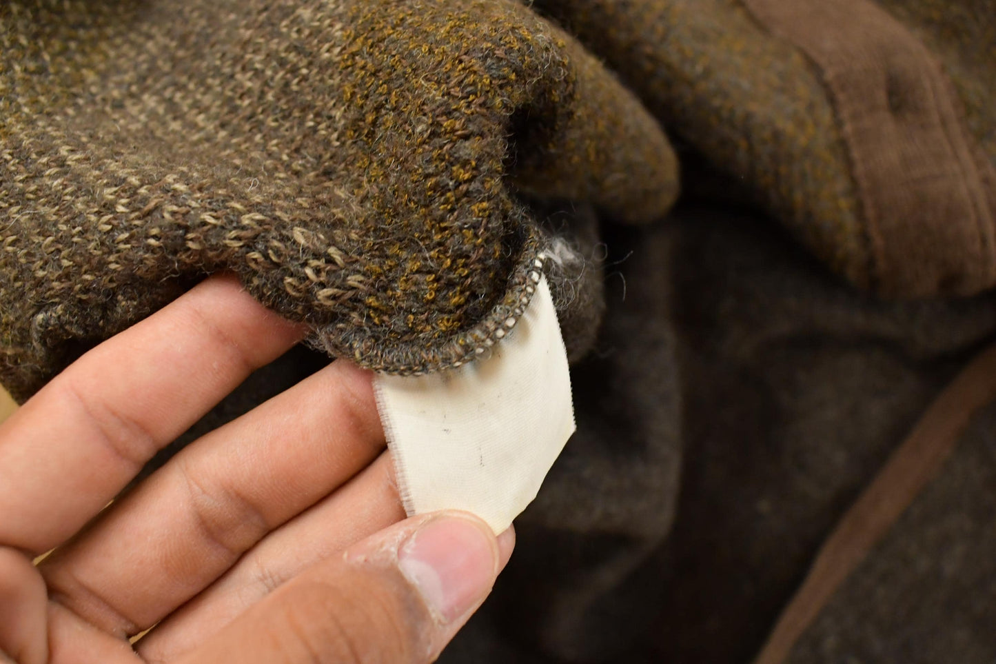 Vintage 1990s Lacas Gentleman Aztec Pattern Vest Men's Large
