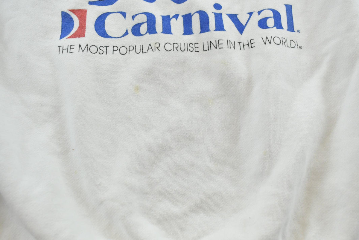 Vintage 2000s Carnival Cruise Crewneck Sweatshirt Men's XL