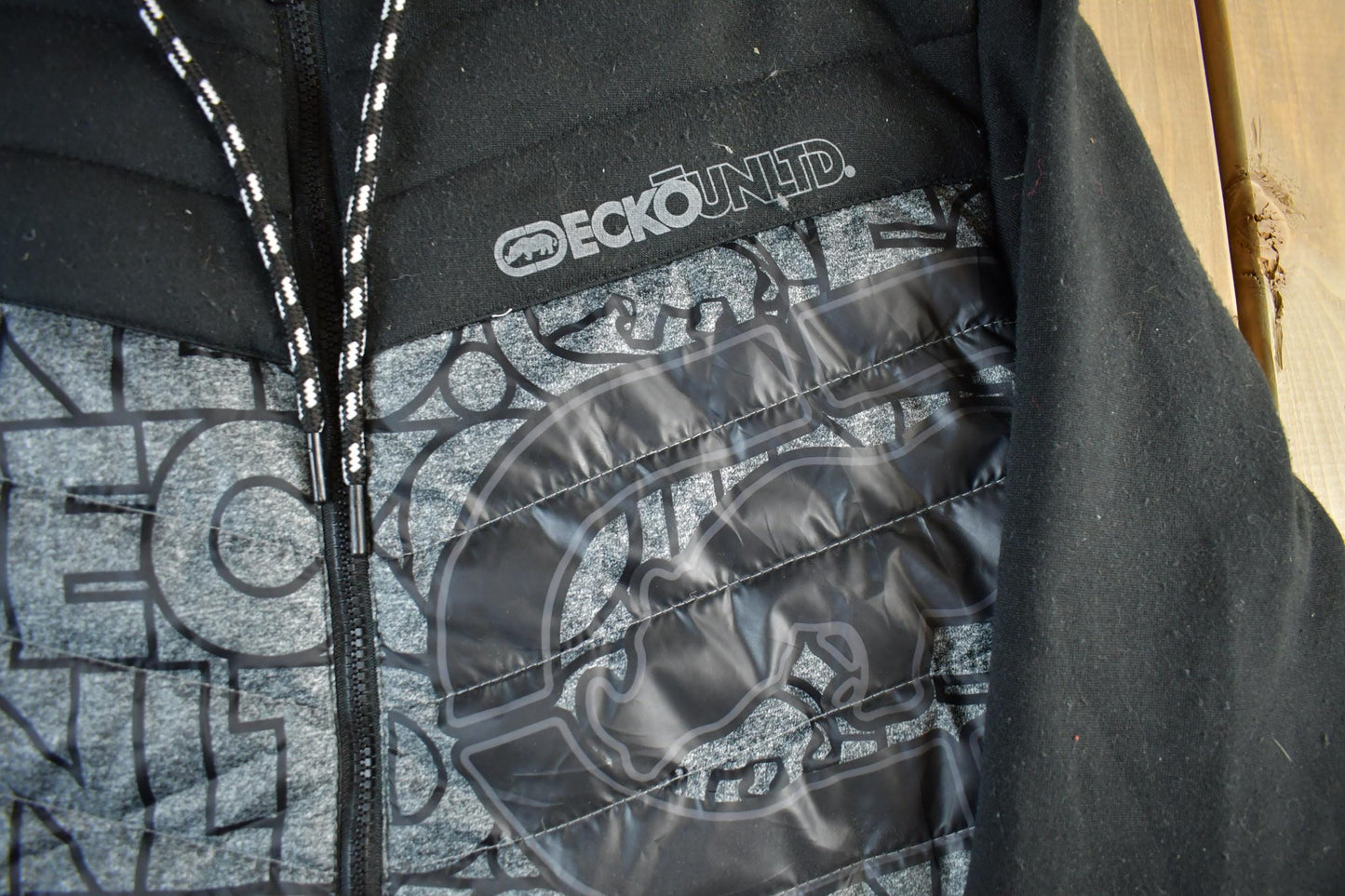 Vintage Y2K Ecko Unltd Hooded Jacket Men's Large