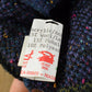 Vintage 1980s Akira Abstract Knit Cardigan Sweater Men's L
