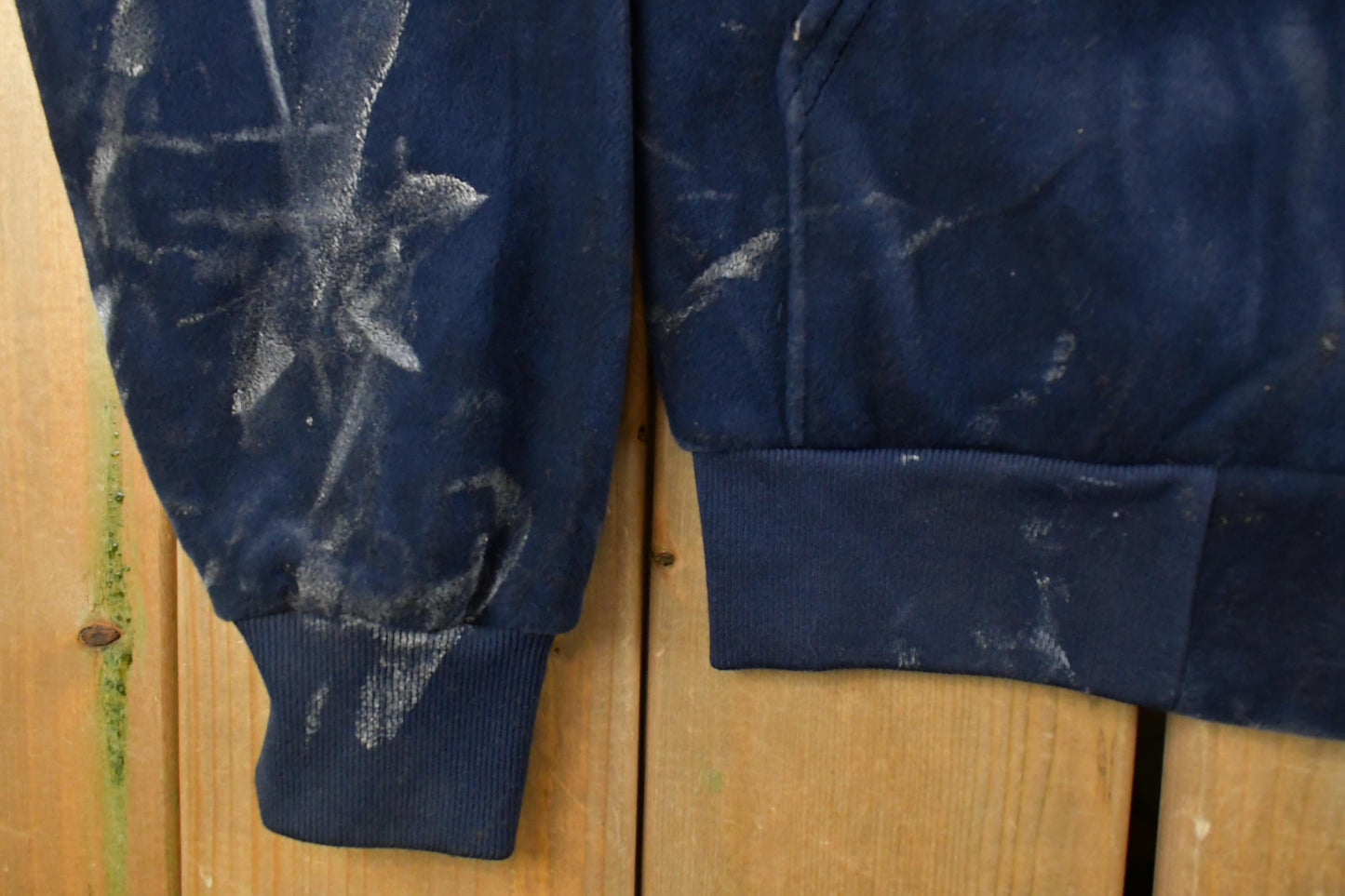 Vintage 1980s Carhartt Rugged Outdoor Wear Fleece Lined Velour Full Zip Hoodie Men's M