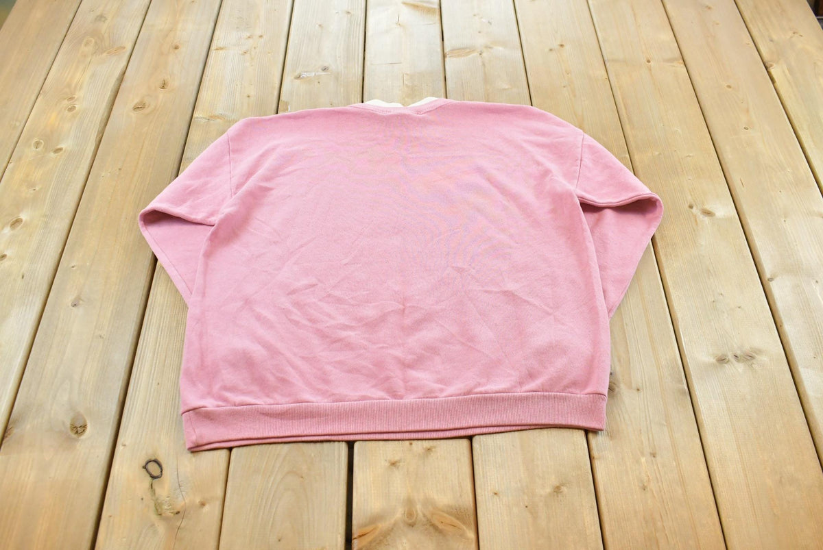 Vintage 1990s Gopher Sport Cow Sheep Pig Friendship Farm Crewneck Sweatshirt Women's L / Made In USA / 90s Nature Animal Outdoors
