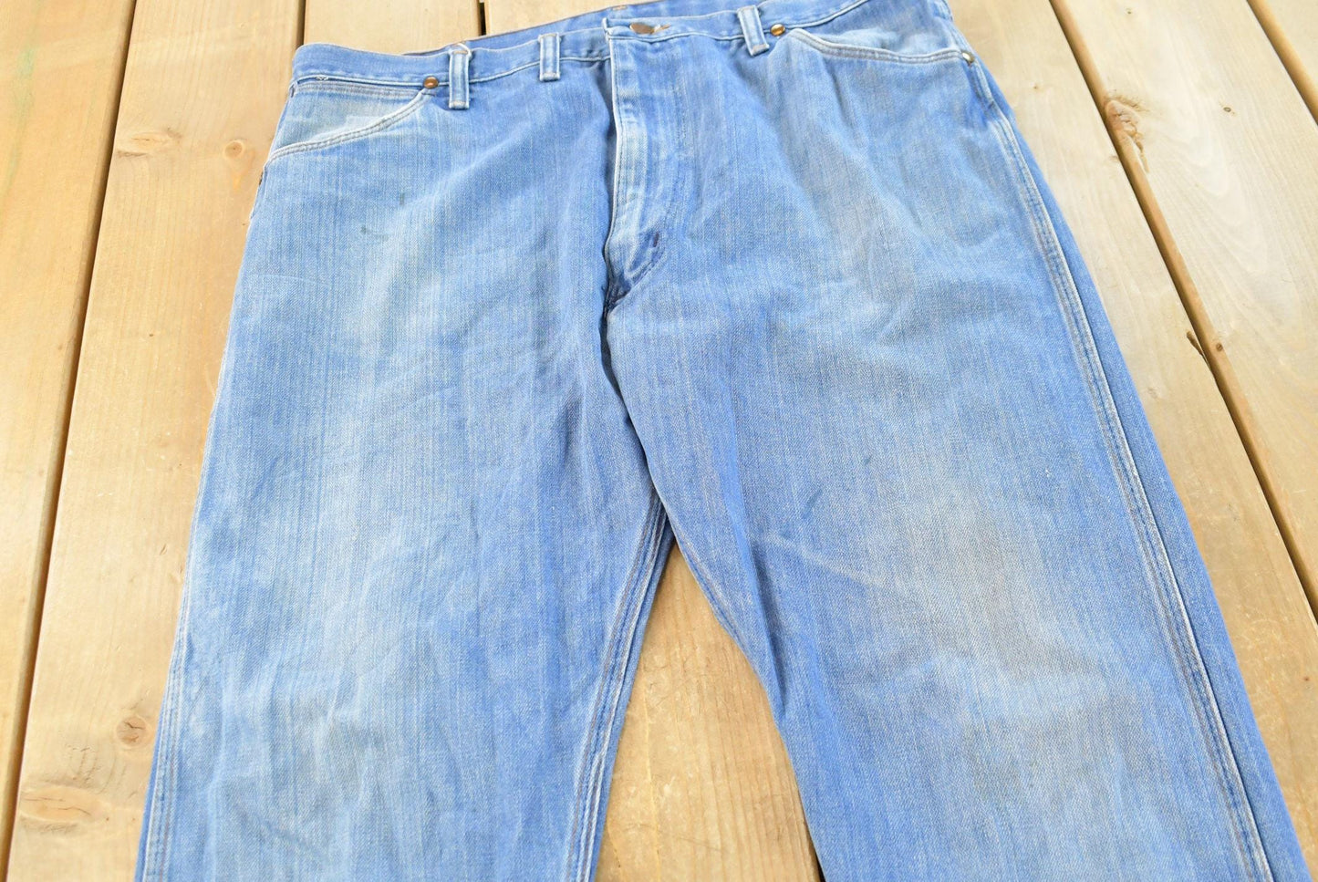 True Vintage 1970s Wrangler Western Denim Jeans Men's 38 x 31.5