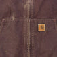 Vintage 2000s Carhartt Plum Canvas Hooded Jacket Men's L