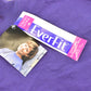 Vintage 1990s Deadstock Hanes Her Way Blank Purple Crewneck Sleep Sweatshirt Women's M Long