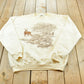 Vintage 1990s Embroidered Deer Crewneck Sweatshirt Men's XL / 90s Streetwear / Artisans / Made in USA / Animals / Hunting Outdoorsman
