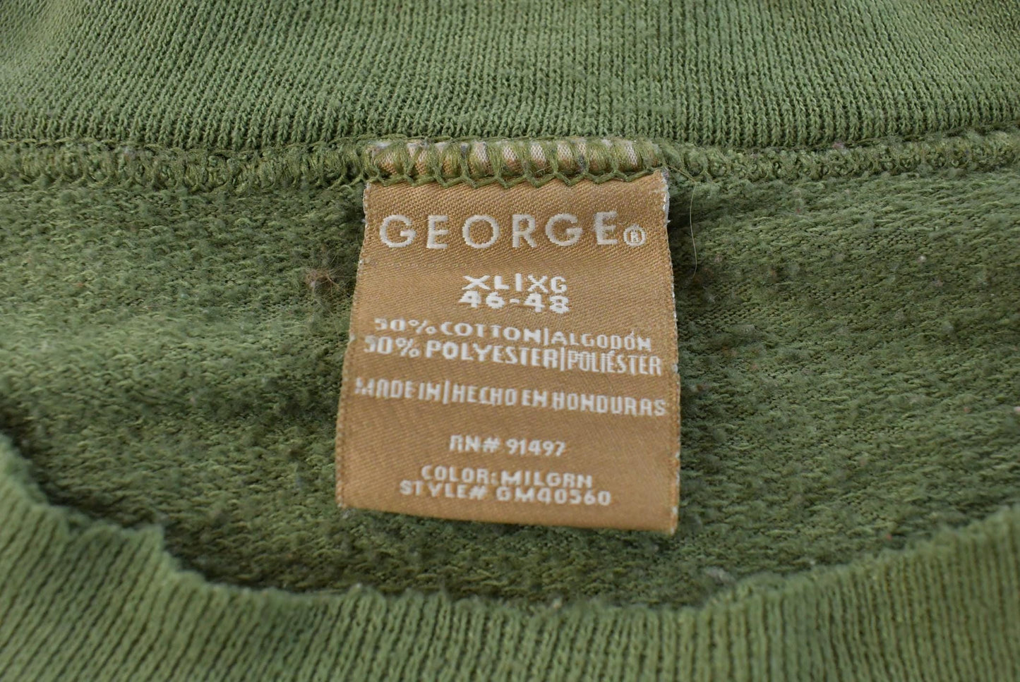 Vintage Y2K George Crewneck Sweatshirt Mens 2XL