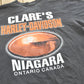 Vintage 2000 Harley Davidson Niagara Ontario Canada Wolf T-Shirt Men's XL