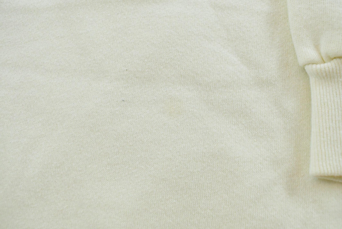 Vintage 1990s Nutmeg Mills Blank White Crewneck Sweatshirt Men's XL