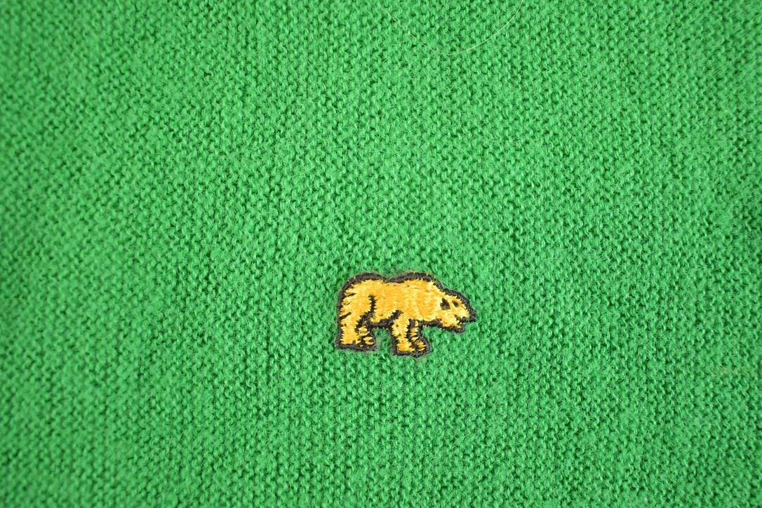 Vintage 1970s Jack Nicklaus Knit Cardigan Sweater Men's L