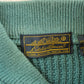 Vintage 1990s Eddie Bauer Henley Collar Quarter Button Cotton Knit Sweater Men's L / 90s Streetwear / Layering