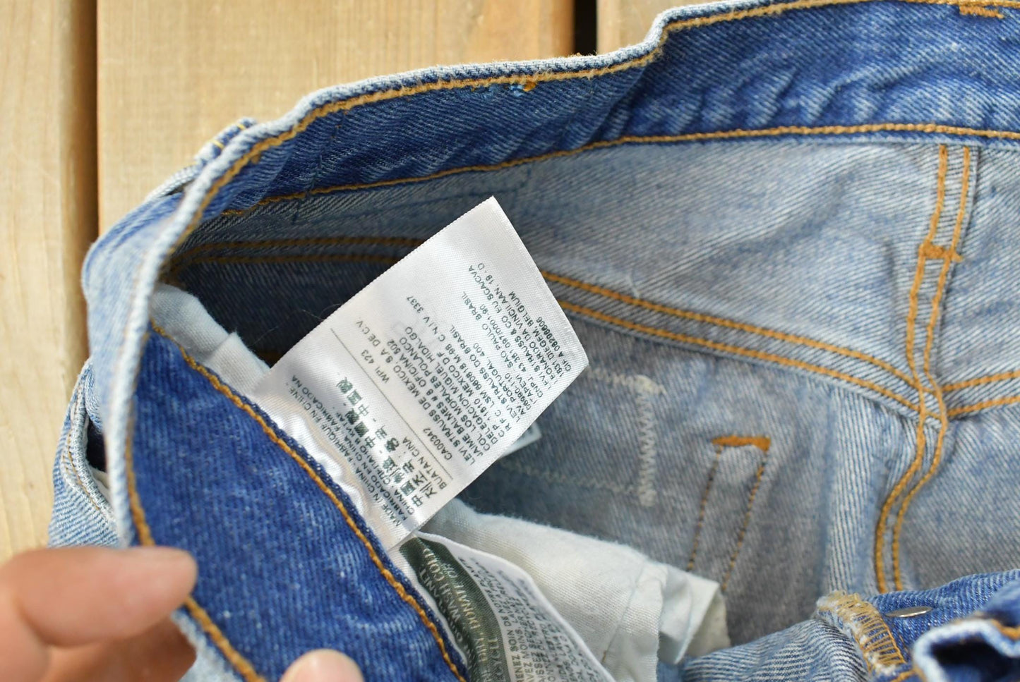 Vintage 2000s Levi's Distressed Patchwork Denim Jeans Men's 30 x 28