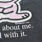 Vintage 2000s Black Jack Jim Benton Happy Bunny All About Me T-Shirt Mens XL