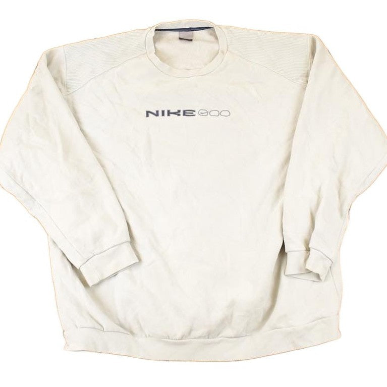 Vintage Y2K Nike Embroidered Mini Swoosh Sweatshirt Men's XL