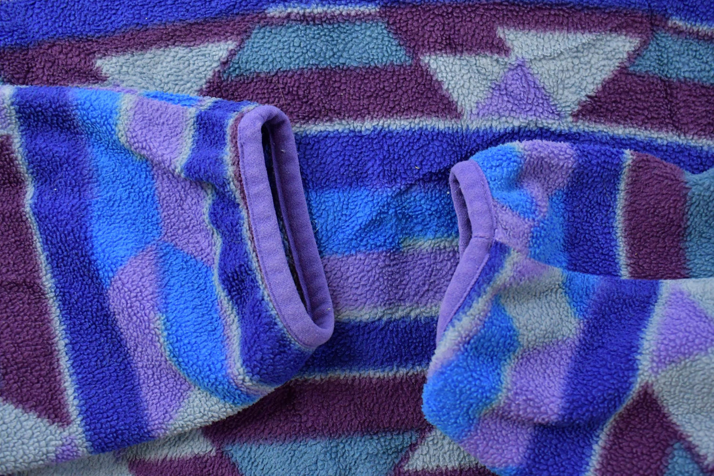 Vintage 2000s Patagonia Synchilla Triangles Geometric Snap-T Fleece Sweater Women's M