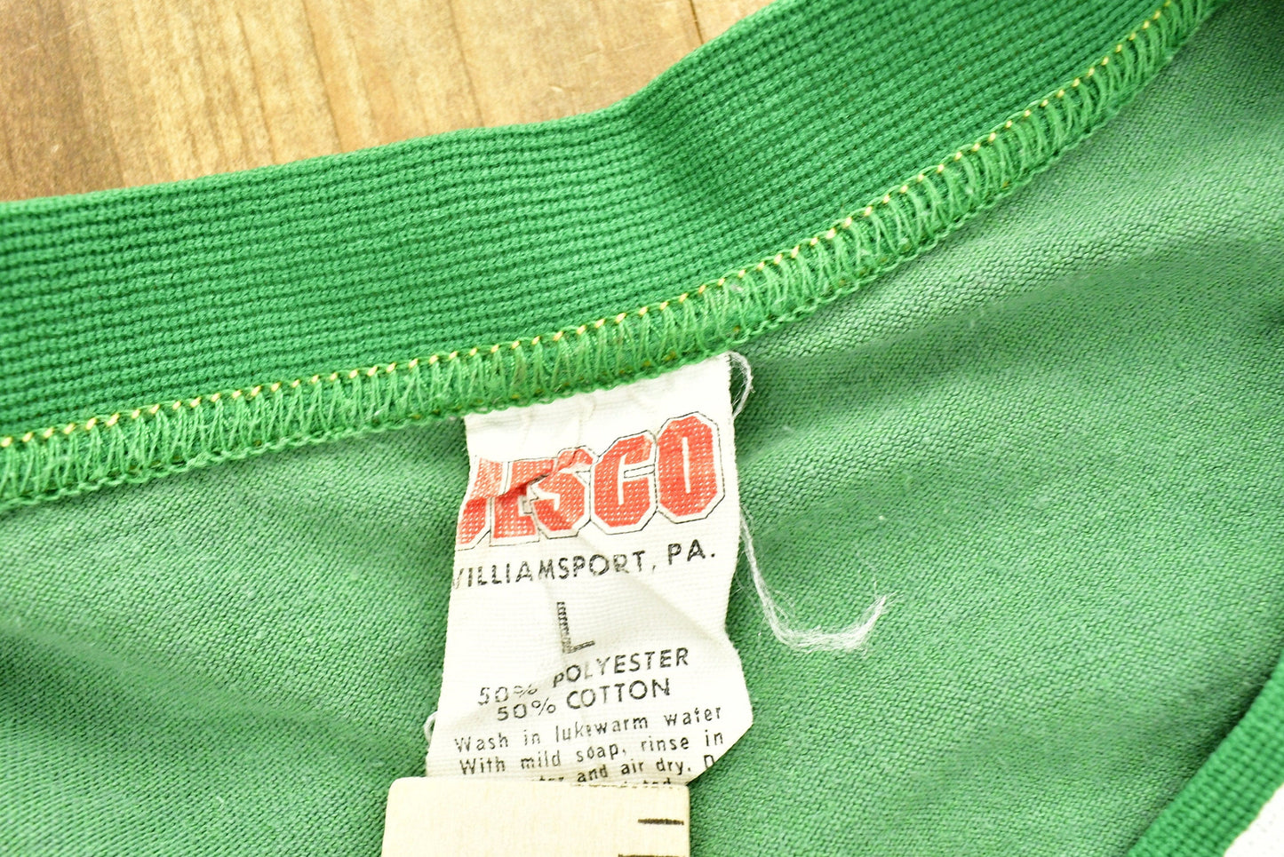 Vintage 1980s University of Quaker State Collegiate Ringer T-Shirt Men's Medium