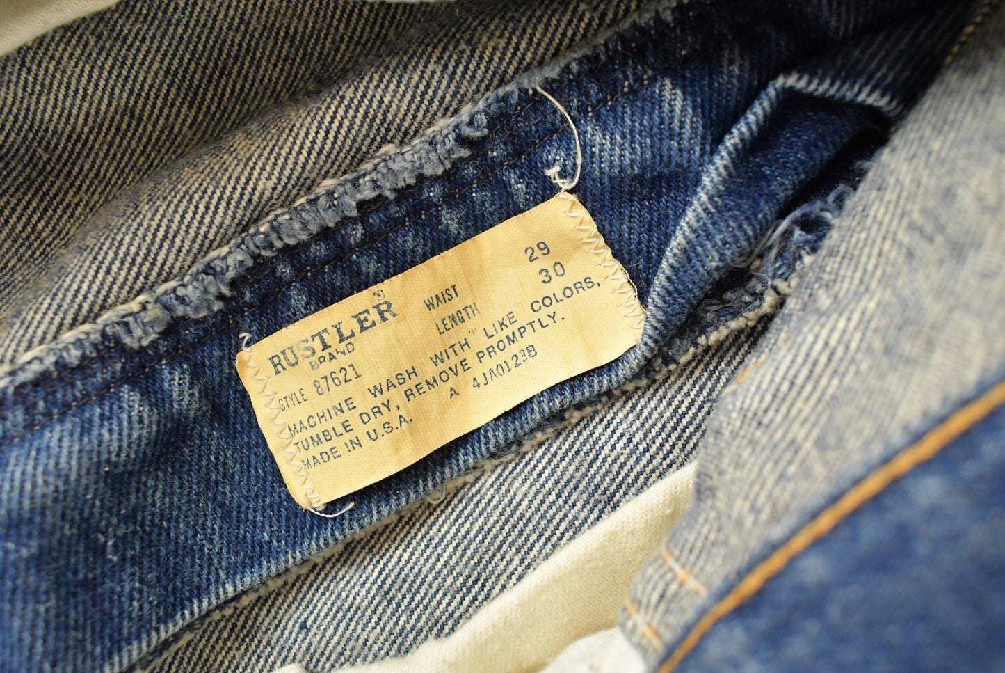 Vintage 1980s Rustler Denim Jeans Men's 27 x 32
