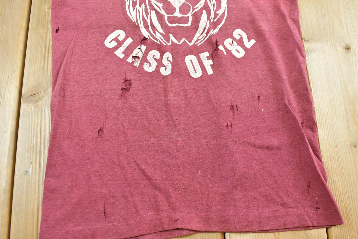Vintage 1982 Northern Lions Class of '82 T-Shirt Mens XS