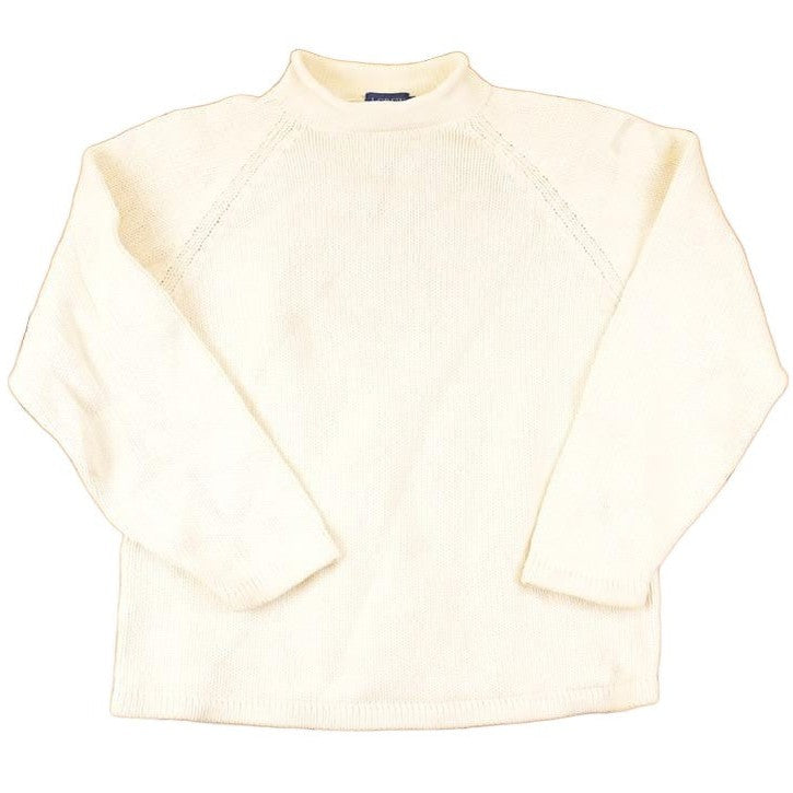 Vintage 1990s J Crew Tan Knit Mock Neck Sweater Men's L