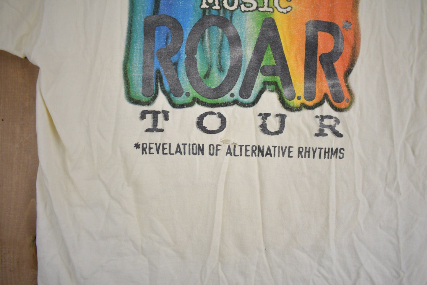 Vintage 1990s Skoal Music Roar Tour Graphic T Shirt Men's XL