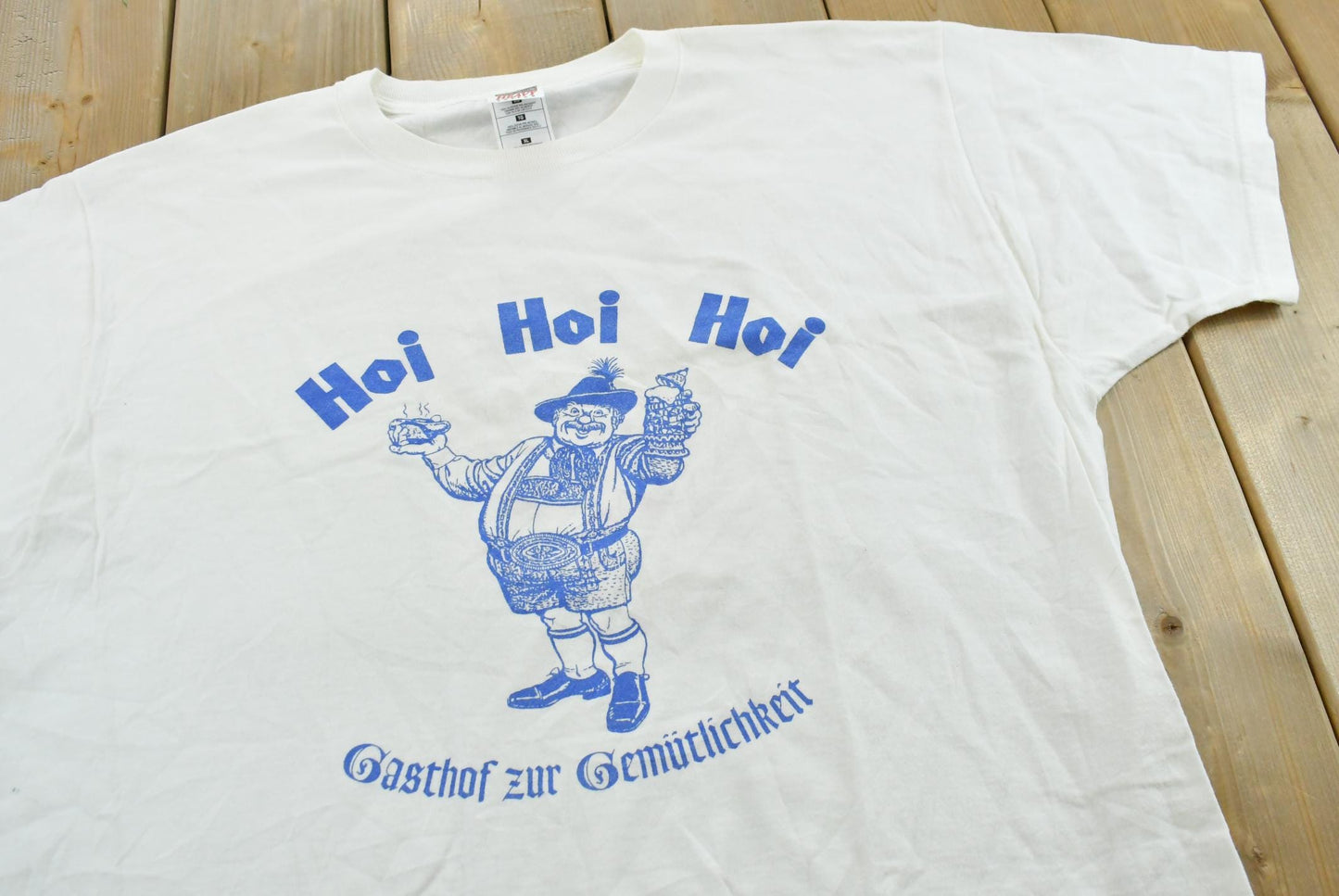 Vintage 1990s Hoi Hoi Hoi German Inn Minneapolis Minnesota Souvenir T-Shirt Men's L