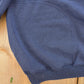 Vintage 1990s Blank Navy Blue Raglan Crewneck Sweatshirt Men's 2XL