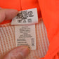 Vintage 1990s Chill Buster Camber II High Visibility Orange Thermal Lined Zip Up Hoodie Sweatshirt Men's L