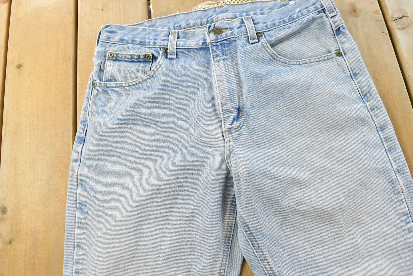Vintage 2000s Carhartt Denim Blue Jeans Men's 33 x 29.5
