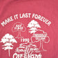 Vintage 1990 Make It Last Forever Gilliam Family Reunion Souvenir Travel T-Shirt Mens L