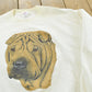 Vintage 1990s Shar Pei Dog Crewneck Sweatshirt Men's 2XL