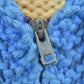 True Vintage 1960s Cowichan Pueblo Hand Knit Wool Shawl Collar Full Zip Sweater Men's S