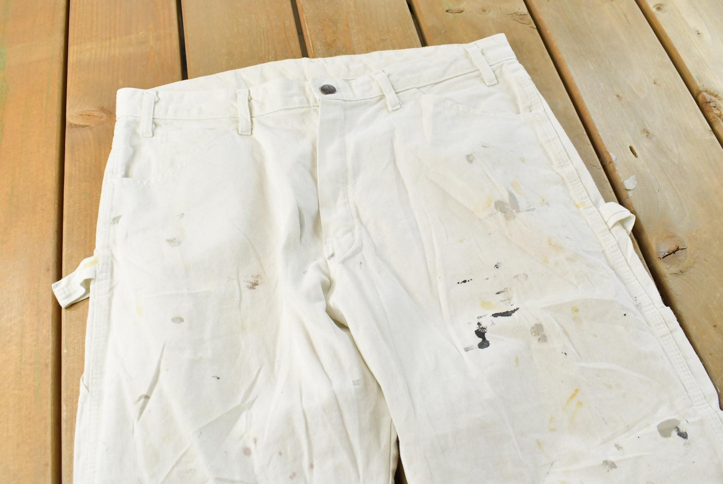 Vintage 1990's Dickies Sherwin Williams White Painters Jeans Men's 35x28