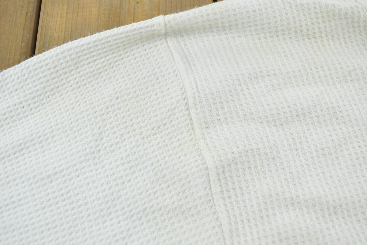 Vintage Y2K Hanes Thermal Long Sleeve Undershirt Men's L