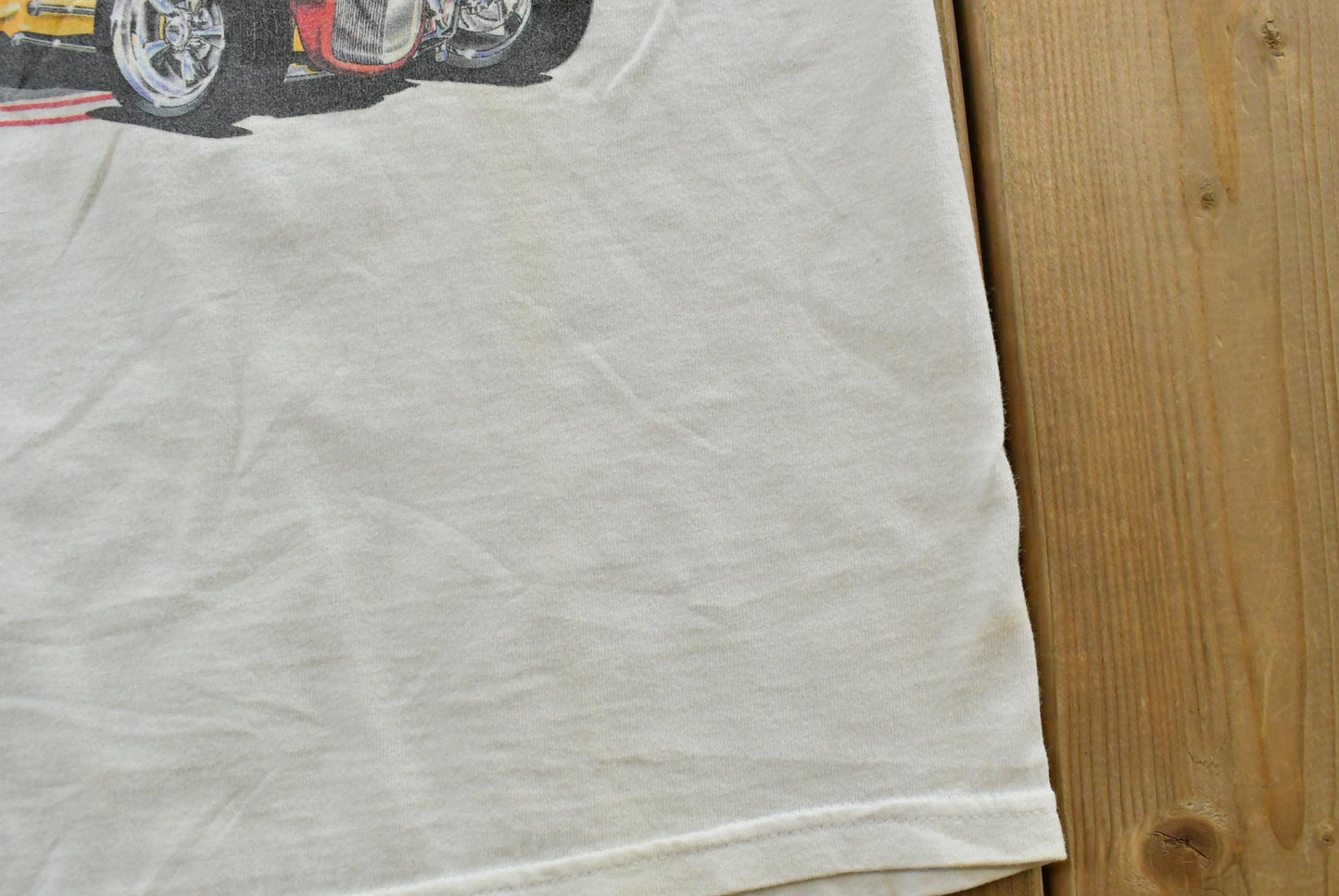 Vintage 2000s Flames Forever Cars Graphic T Shirt Men's Large