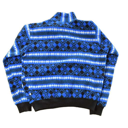 Vintage 1990s Fusion Quarter Zip Fleece Sweater Men's Small