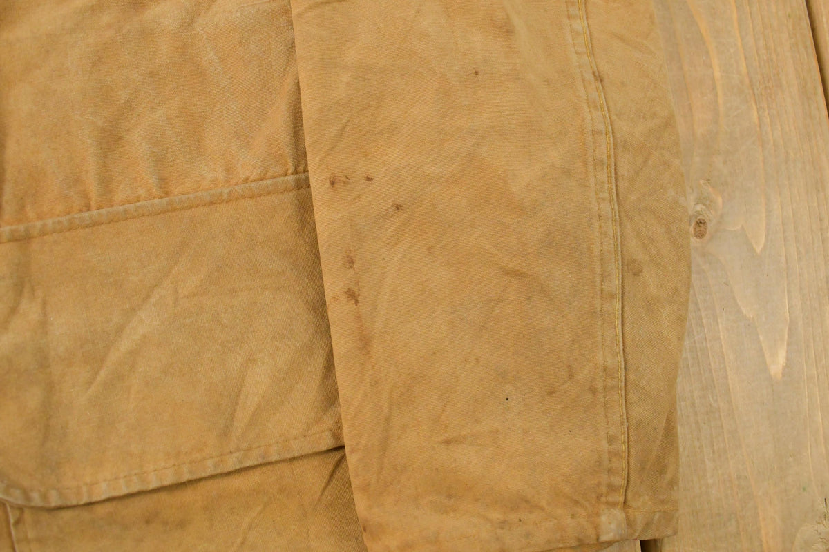 Vintage 1960s Outdoors Adventure Canvas Hunting Jacket Men's Large